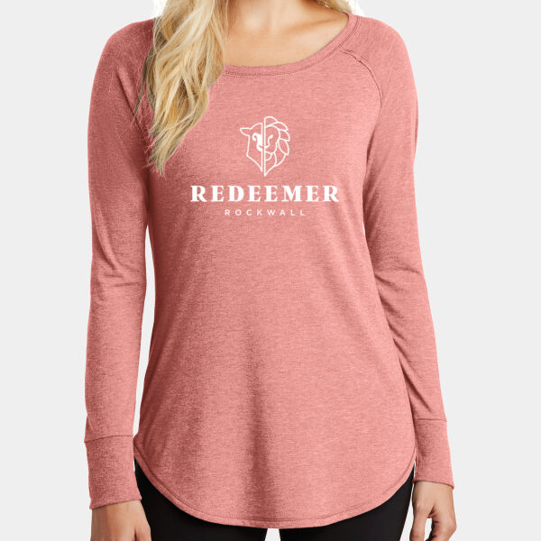 Women's Perfect Tri Long Sleeve Tunic Tee Thumbnail